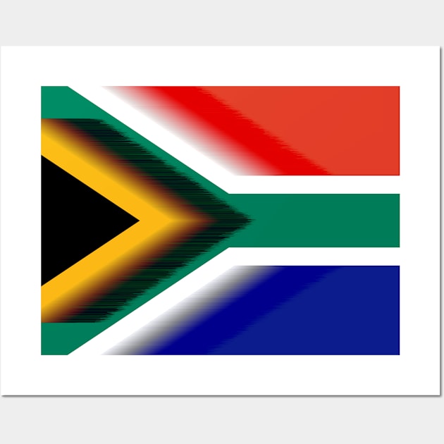 South Africa Flag Wall Art by Historia